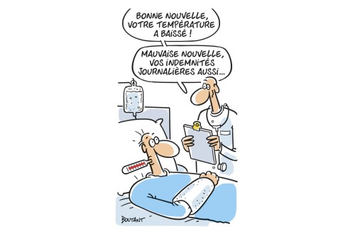 Baisse des indemnités journalières